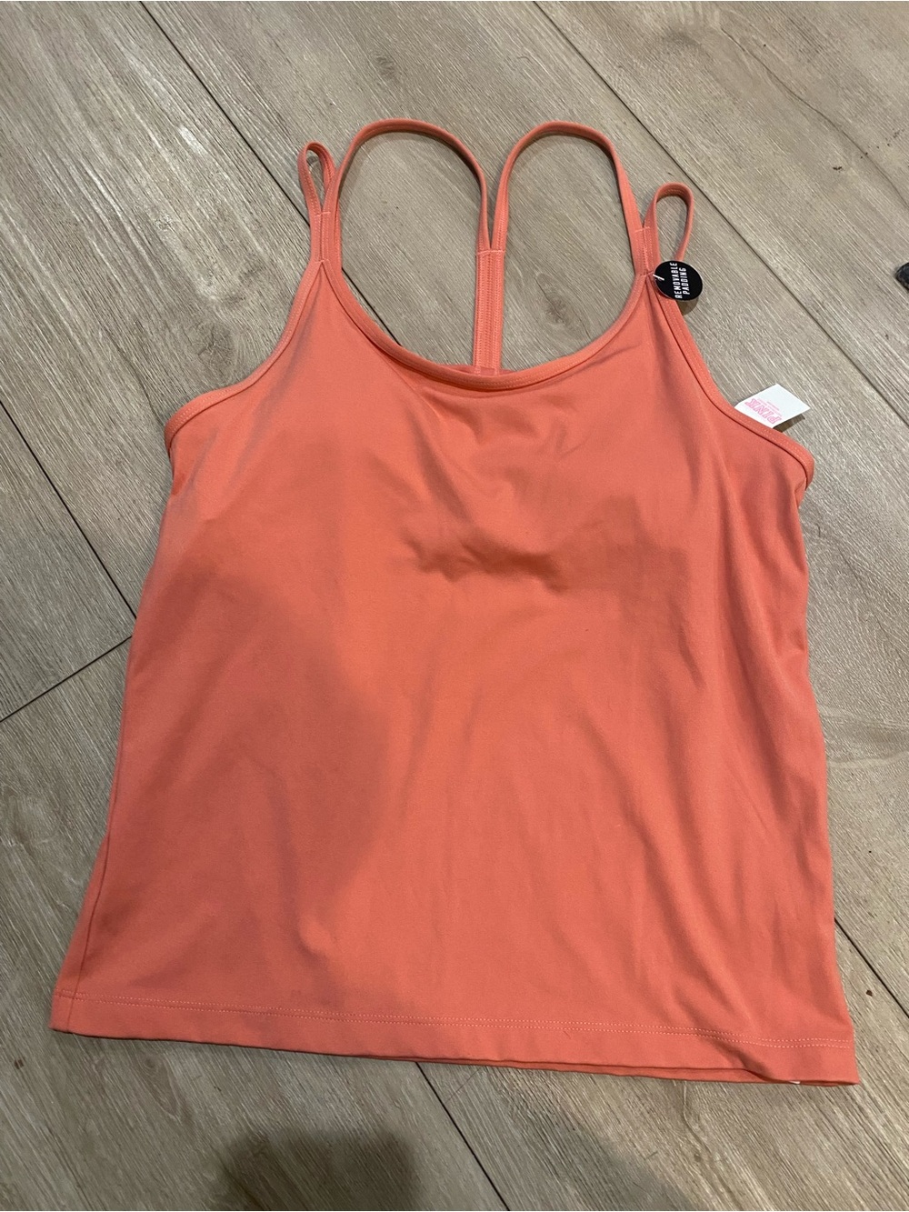 PINK Victoria's Secret Coral Racerback Tank